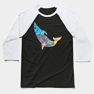 Cool Dolphin Sea Fabe Colourful T-shirt Baseball T-Shirt